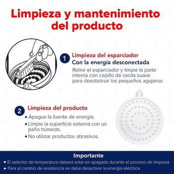 Ecoducha Regadera Eléctrica