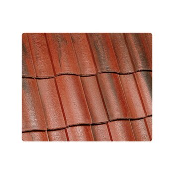 Teja Concreto Iberia 44 x 33 cm Rojo Indio