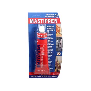 Adhesivo Multiusos Construcción Presto Mastipren 70 gr