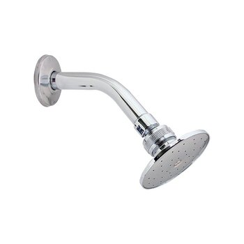 Regadera Rugo Nápoles 3½ Brazo Chapetón Metálico