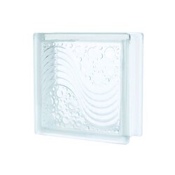 Vidrio Block Sea Wave 19 x 19 x 8 cm