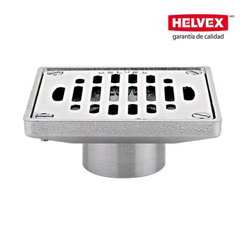 Rebosadero Rejilla Cuadrada Helvex 342-C