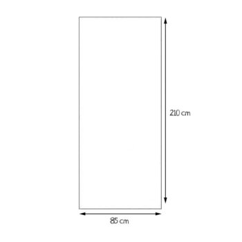 Puerta Lamina 85 x 2.10 m Calibre 28 Lisa
