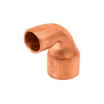 Codo Cobre 90 Reducido 25 x 13 mm 1 x ½