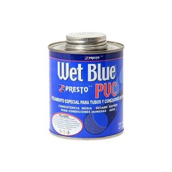 Pegamento PVC Presto Wet Blue ½ 473 ml