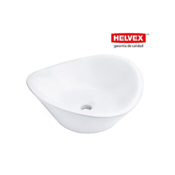 Lavabo Helvex Sobreponer sin Rebosadero Lv Cassini