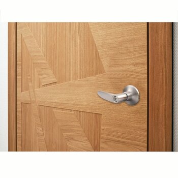 Cerradura Baño Manija Granito 30-42 mm Niquel Satinado