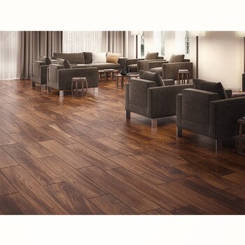 Piso African Walnut Daltile 20 x 90 cm Brown Rect GAW2