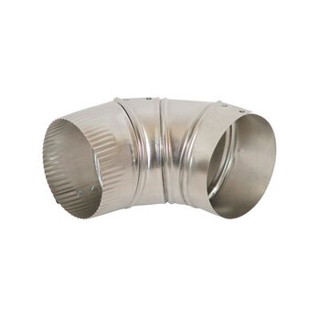 Codo Aluminio 4 x 90 grados Secadora Extractor Coflex