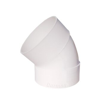 Codo PVC Sanitario 8 45 Grados 200 mm