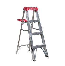 Escalera Tijera Aluminio Cuprum 3 Peldaños Modelo C-2312-04N