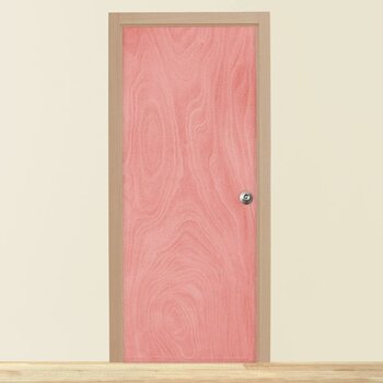 Paquete Puerta Tambor 85 x 213 cm HDF-Okume