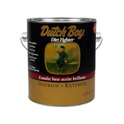 Esmalte Alquidálico Dirt Fighter Dutch Boy Negro Mate 1 Gal