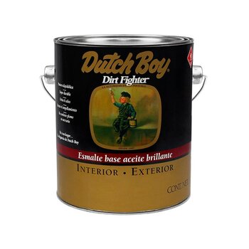 Esmalte Alquidálico Dirt Fighter Dutch Boy Negro Mate 1 Gal