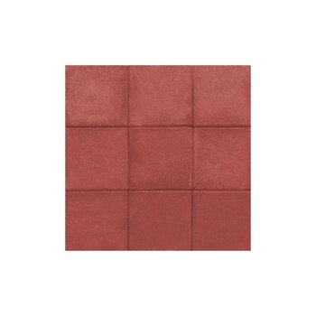 Adoquín Plaza Mextile 30 x 30 x 6 cm Rojo Rubí
