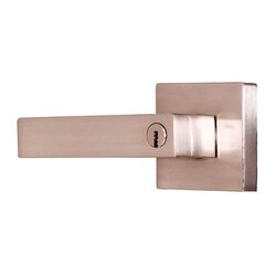 Cerradura Recámara Manija Castelli Builder Niquel Satinado