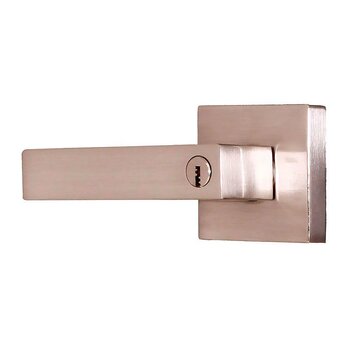 Cerradura Recámara Manija Castelli Builder Niquel Satinado