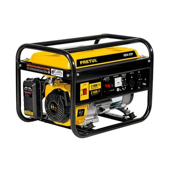 Generador Eléctrico a Gasolina 2500 W Pretul
