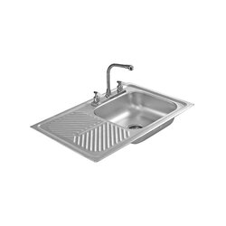 Fregadero M101 marca Eb Técnica 80 x 52 cm Acero Inoxidable
