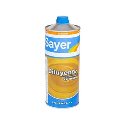 Diluyente Nitrolaca Sayer Lack Americano 1 Lt