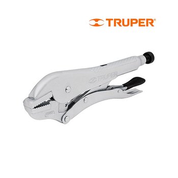Pinza Presión Mordaza Recta Truper 12 pulg