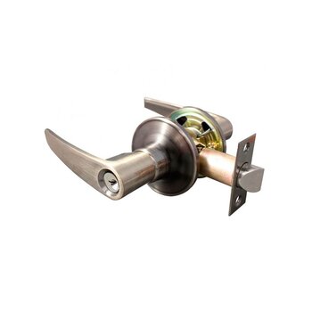 Cerradura Manija Onix Recámara Latón Antiguo