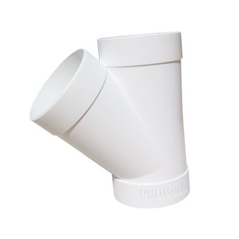 Yee PVC Sanitario Doble 4 x 4 110 x 110 mm