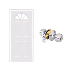 Paquete de Puerta Lamina Media Luna 80 x 210 cm