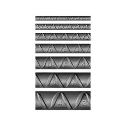 Varilla Recta núm 6 ¾ pulg x 12 ml