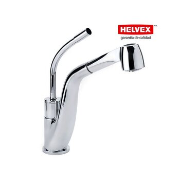 Monomando Fregadero Helvex Cabezal Retráctil E-306