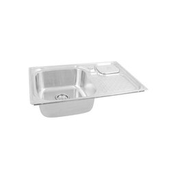 Fregadero C102J marca Eb Técnica 78 x 48 cm 1 Tina 1 Escurridor