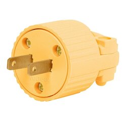 Clavija Plástica Sin Tierra