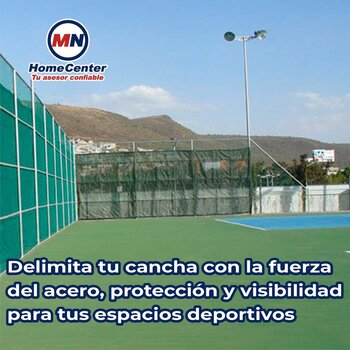 Malla Ciclónica Forrada DeAcero 1.75 x 20 ML Cal 12.5