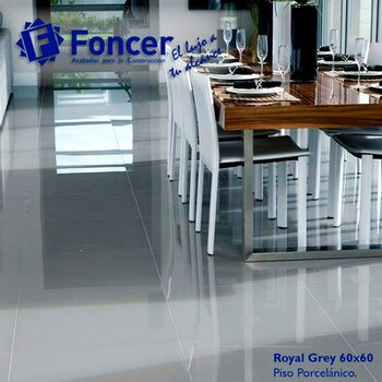 Piso Royal Foncer 60 x 60 cm grey