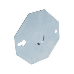Tapa Octagonal Galvanizada Reforzada 4 x 4 pulg