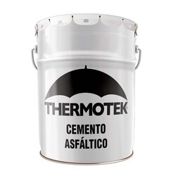 Cemento Plástico Thermotek Asfáltico Negro 19 l