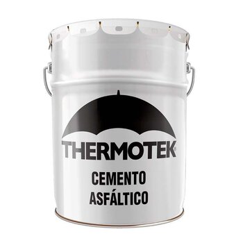Cemento Plástico Thermotek Asfáltico Negro 19 l