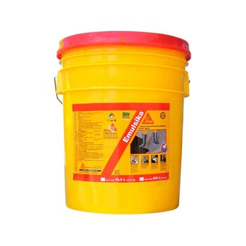 Sellador Asfaltico Negro Base Agua Emulsika Primer Sika 19 Lt