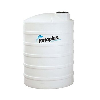 Tanque Rotoplas Blanco 5001 Lt Estándar 1.83 x 2.34 m
