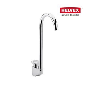 Llave Unitaria Helvex Cuello Ganso Giratorio VCG-2T