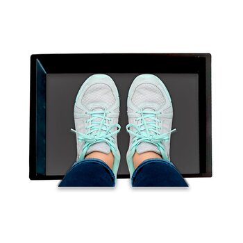 Tapete Plástico Reforzado Desinfectante 53 x 27 x 4.6 cm