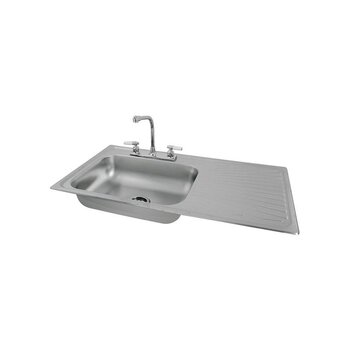 Fregadero K102 marca Eb Técnica 101 x 54 cm Acero Inoxidable