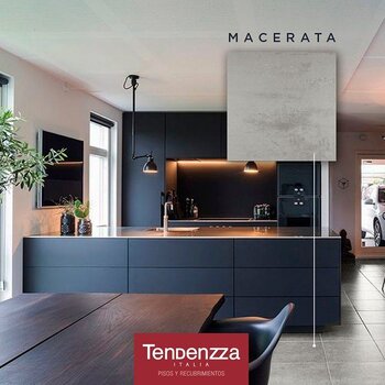 Piso Macerata Tendenzza 60 x 60 cm Rectificado Gris