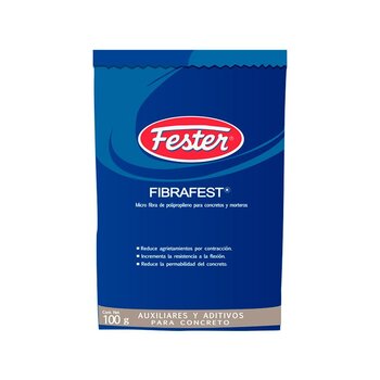 Fibra Polipropileno Concreto Fester Fibrafest 100 gr