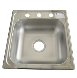 Fregadero M10 marca Eb Técnica 38 x 38 cm 1 tina