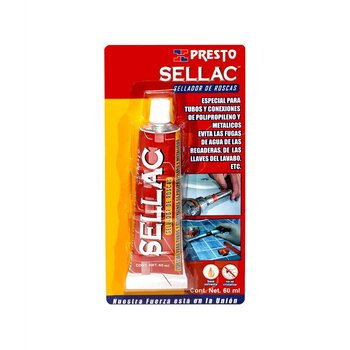 Sellador Roscas Polipropileno 60 ml Presto