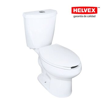 Sanitario Alargado Blanco Austral de Botón 3.8 L