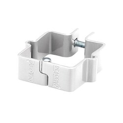 Abrazadera Reja DeAcero Blanca Metálica