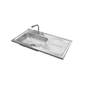 Fregadero marca Eb Técnica 103 x 55 cm 1 Tina 1 Escurridor