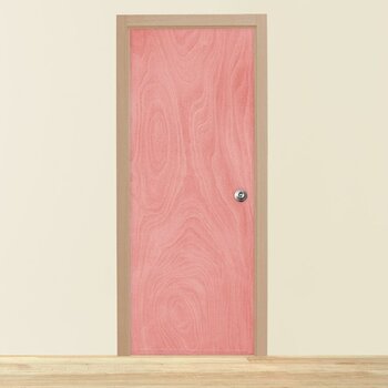 Paquete Puerta Tambor 70 x 213 cm HDF-Okume